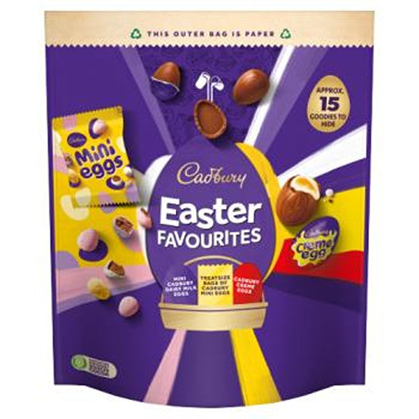 Cadbury's Favourites Easter Chocolate Pouch | 335g, Assorted Treats