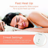 Single Heated Underblanket Electric Blanket | 135 x 65 cm, 3 Heat Settings