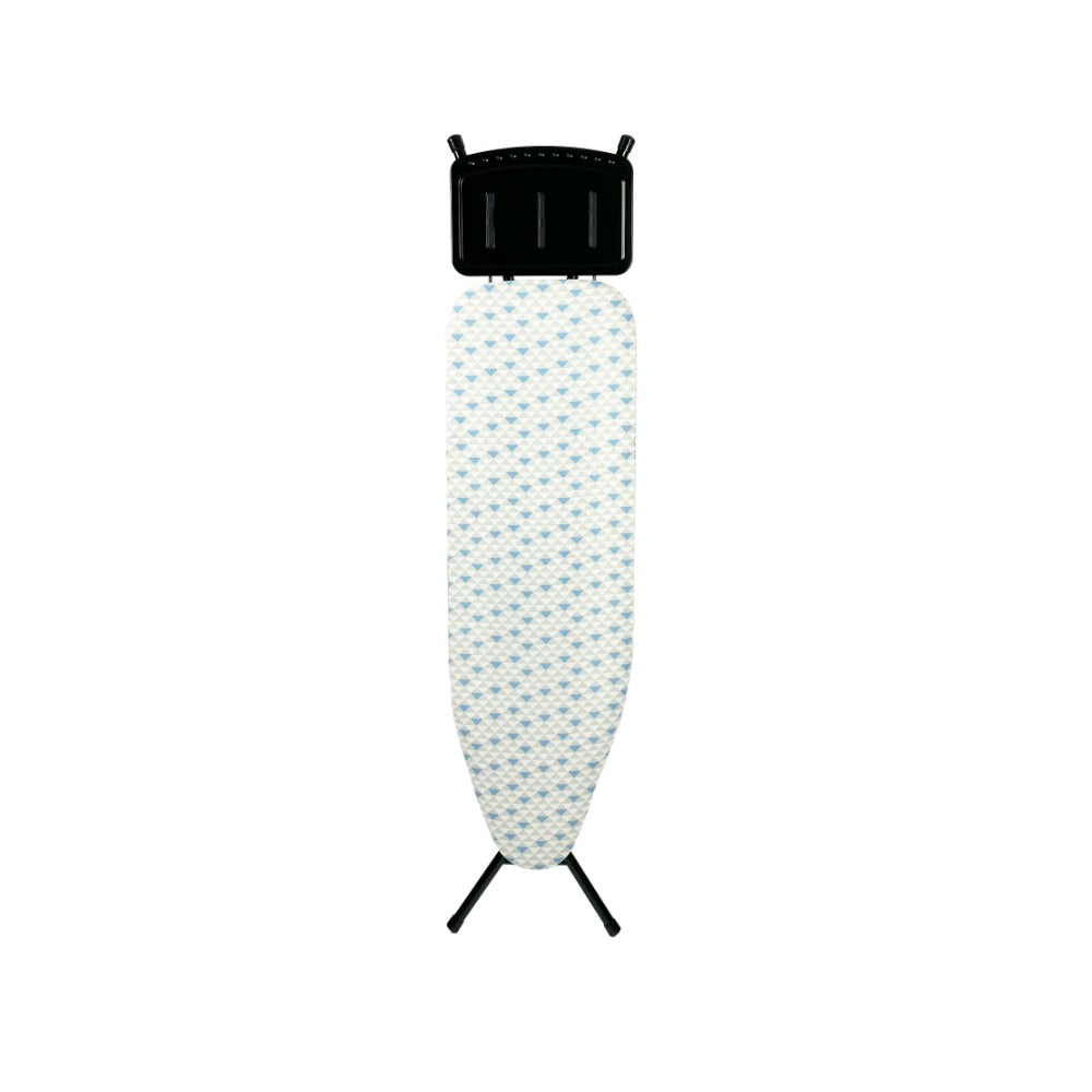 Addis Full-Size Padded Ironing Board with Iron Rest | Geometric Cover