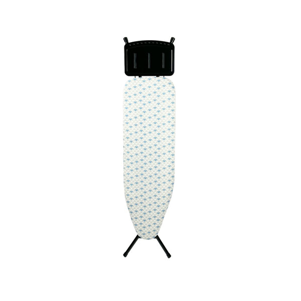 Addis Full-Size Padded Ironing Board with Iron Rest | Geometric Cover