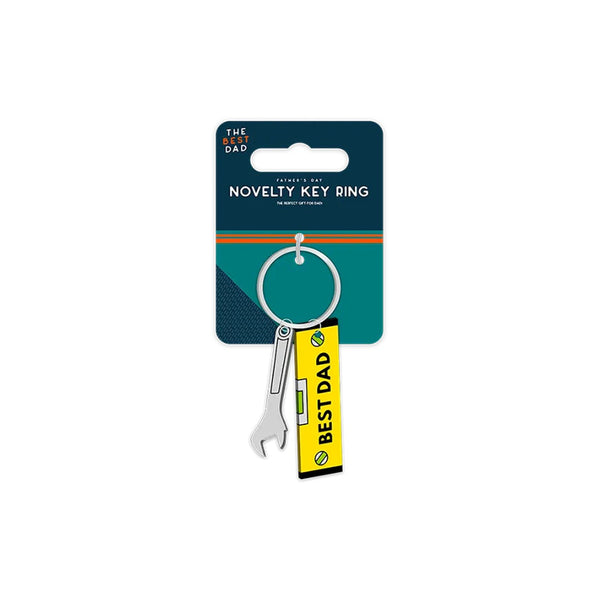 Best Dad Father's Day Novelty Keyring | Assorted Sports and Tool Charms