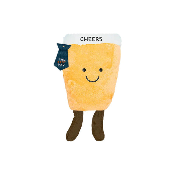 Best Dad Father's Day Cheers Beer Pint Plush Toy | Dangly Legs