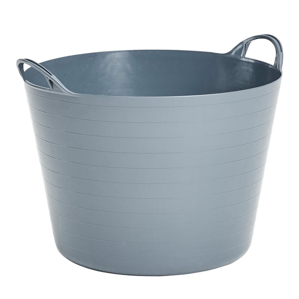 Strata Tuff Tub Multi-Purpose Storage Tub | 40L, Dark Grey, Ergonomic Handles