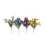 Butterfly Glitter Bush X6 | 4 Cols Assorted Designs