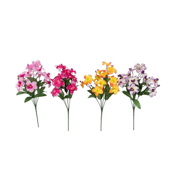 Dover Orchid Bush 4 Cols | Assorted Designs