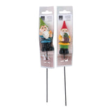 Arti Casa Assorted Garden Gnome Stake Decoration | 3.5 x 22 cm