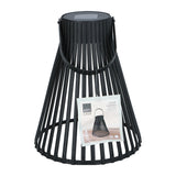 Arti Casa Black Outdoor Solar Lantern | Warm White LED, IP44, 20 x 33 cm