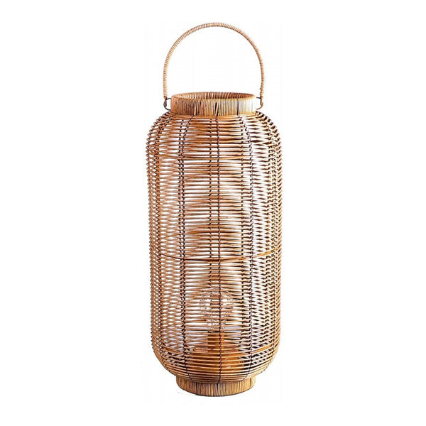 Retro Light Bulb Cylindrical Lantern | Assorted Colours, 23 x 13 x 49cm