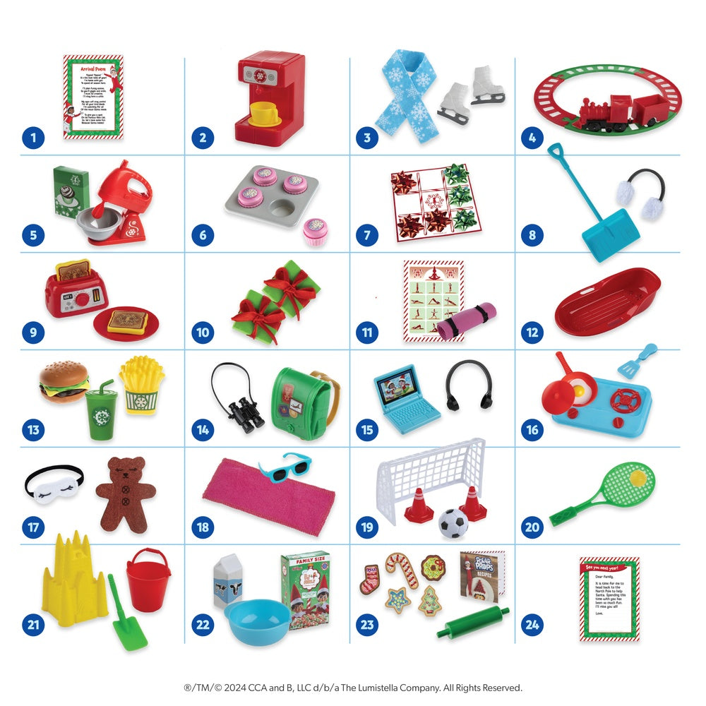 Elf on the Shelf Polar Props Ultimate 24 Day Kit
