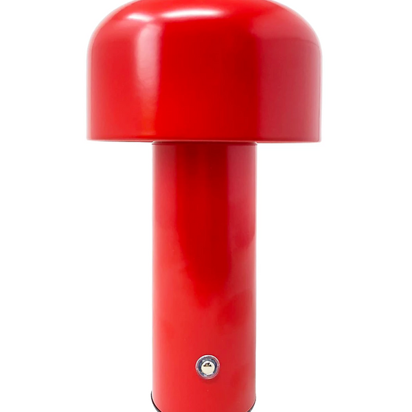 Mushroom Shape LED Desk Lamp - Red