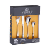 Kilner Sicily Mirror Polished Cutlery Set | 16 Pieces, 4 Place Settings