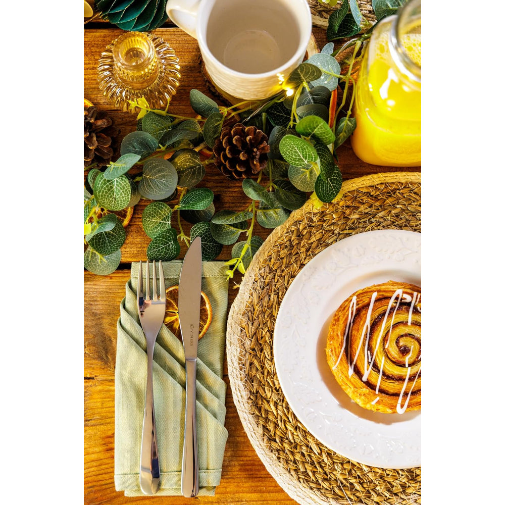 Kilner Sicily Mirror Polished Cutlery Set | 16 Pieces, 4 Place Settings