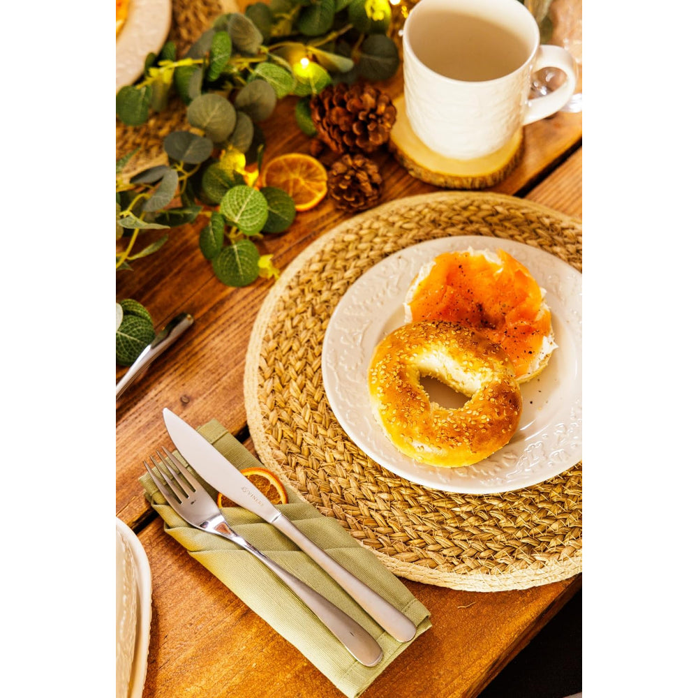 Kilner Sicily Mirror Polished Cutlery Set | 16 Pieces, 4 Place Settings