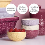 Kilner Embossed Mini Bowl Set | Pack of 4, Assorted Pastel Colours
