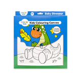 Creative Kids Baby Dino Colour Canvas Art Set | 25 x 25cm, Ages 3+