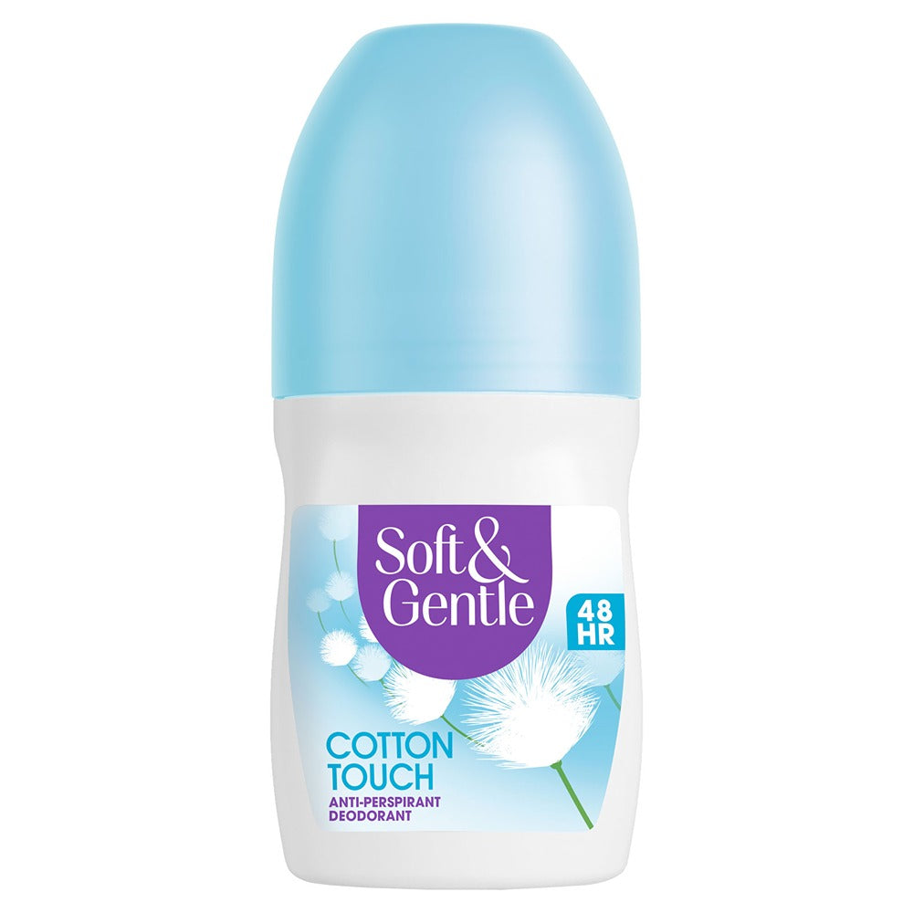 Soft & Gentle Roll On Deodorant | Cotton Touch 48HR Protection