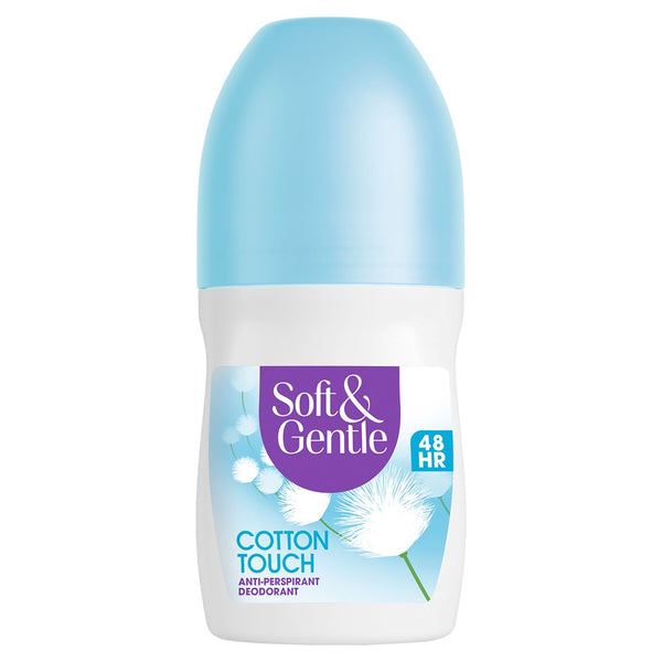 Soft & Gentle Roll On Deodorant | Cotton Touch 48HR Protection