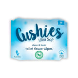 Classic Cotton Scent Flushable Toilet Wipes | Plastic-Free, Pack of 36