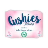 Sensitive Ultra-Soft Flushable Toilet Wipes | Plastic-Free, Pack of 36