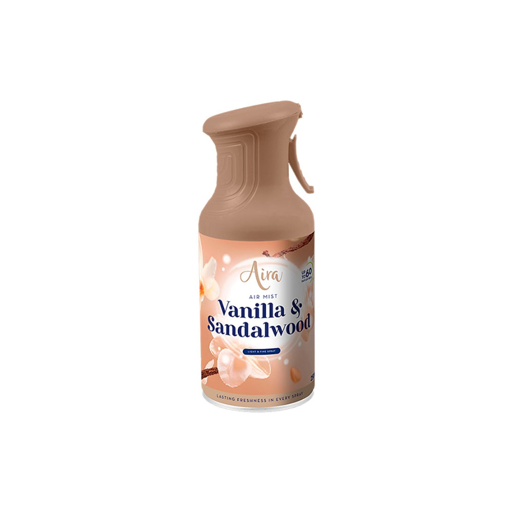 Aira Vanilla & Sandalwood Air Mist - 250ml - Woody Scent