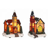 Luville Christmas Light Up Church | 15cm Table Decoration