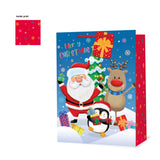 Festive Wonderland Santa Snow Scene Christmas Gift Bag | Extra Large
