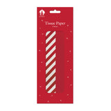 Festive Wonderland Christmas Red Stripe Tissue Paper | Pack of 8 Sheets
