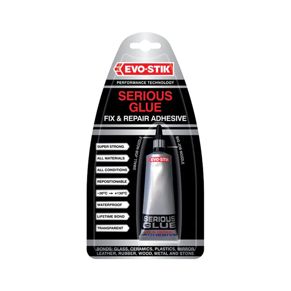 Evo-Stik Serious Glue Fix and Repair Adhesive | Waterproof, 33g