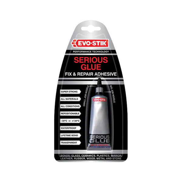 Evo-Stik Serious Glue Fix and Repair Adhesive | Waterproof, 33g