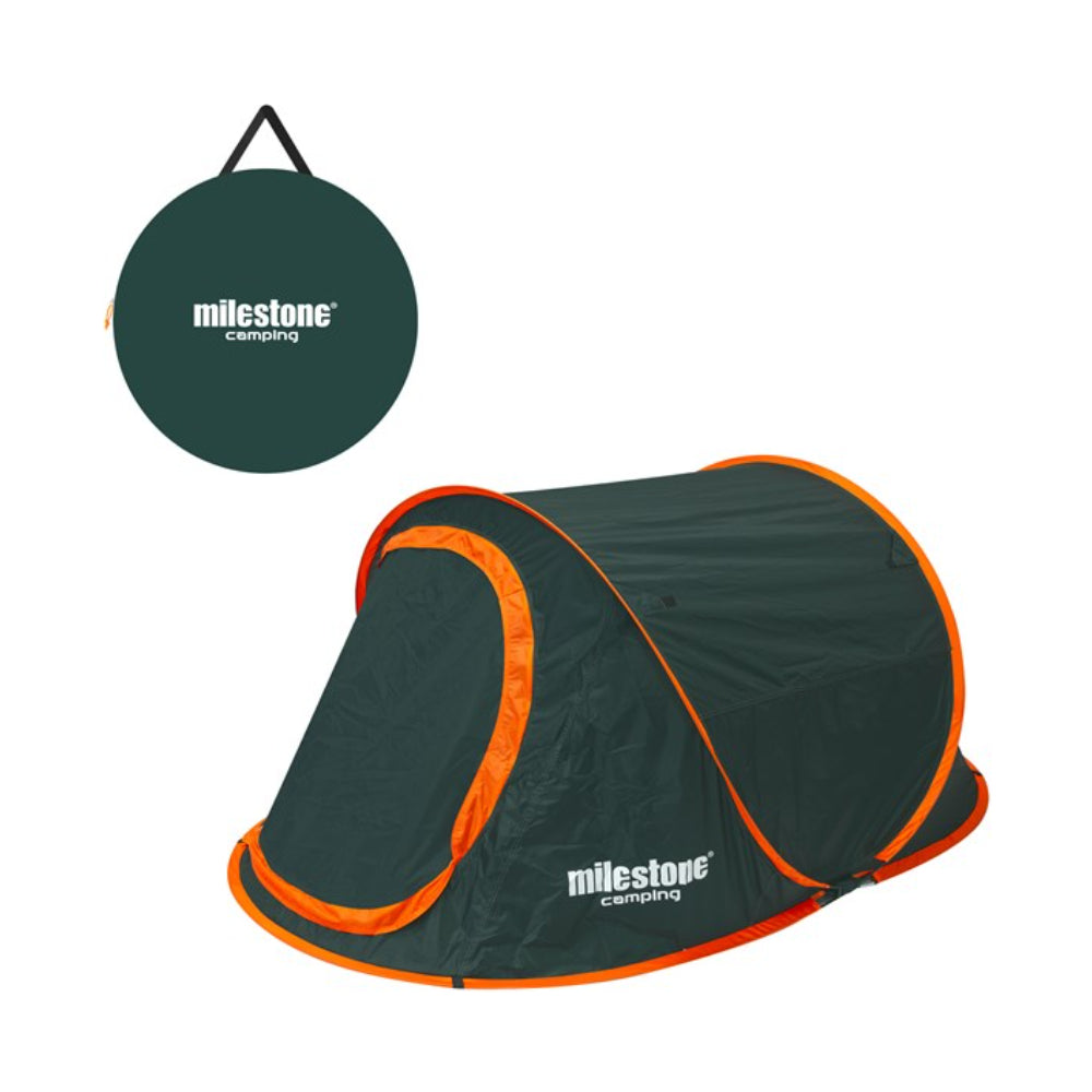 Milestone Festival Pop Up Tent | Evergreen, Instant Pitch, Carry Bag