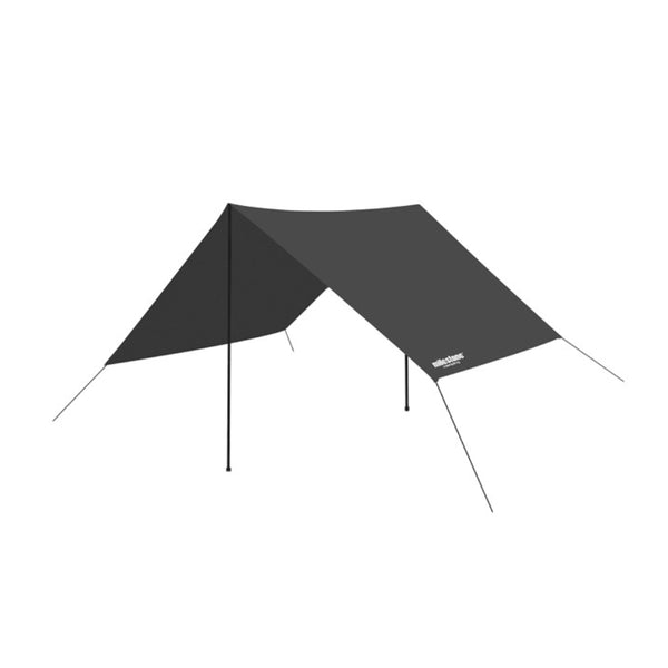 Milestone Camping Tarp Shelter - 2.8 x 2.8m - Open Front