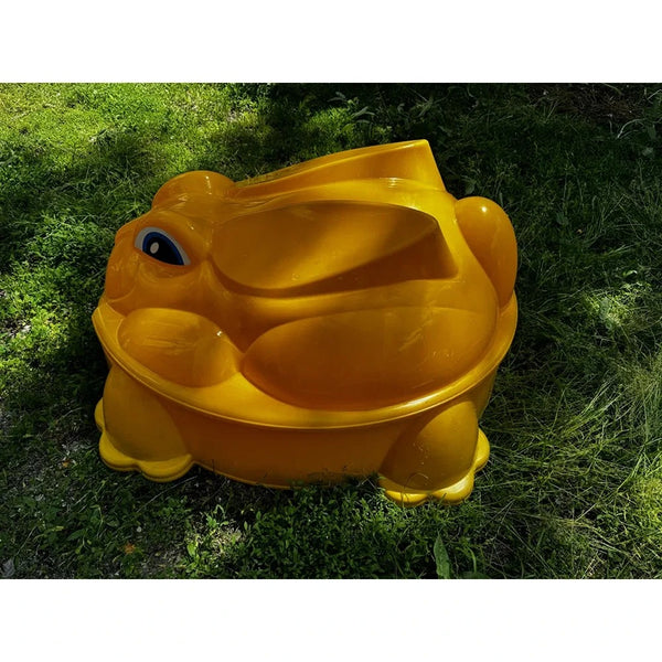 Bunny Shaped Toddler Training Potty Seat | Yellow, Raised Back Support