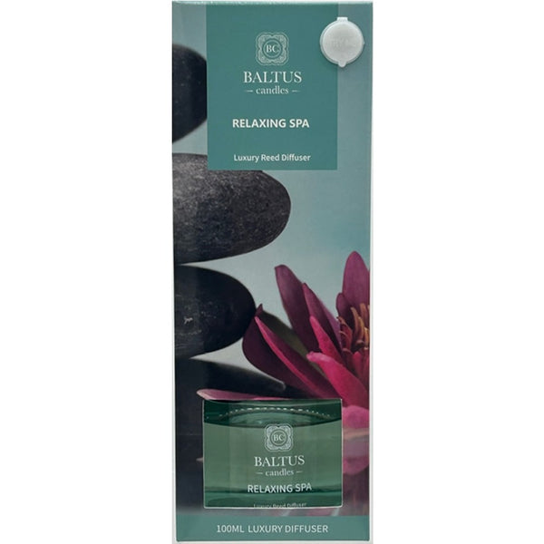 Baltus Relaxing Spa Luxury Reed Diffuser | 100ml, Green Packaging