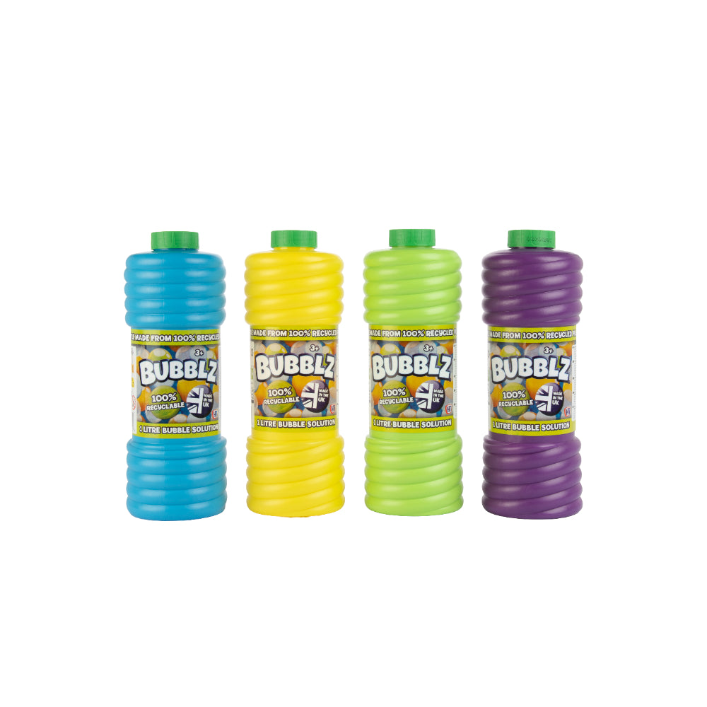 Assorted Colour Bubble Solution Refill Bottle | 1 Litre, Ages 3+