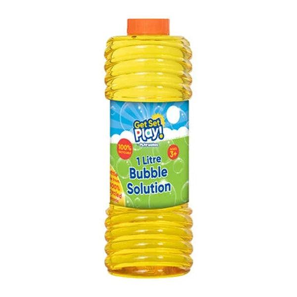 Assorted Colour Bubble Solution Refill Bottle | 1 Litre, Ages 3+