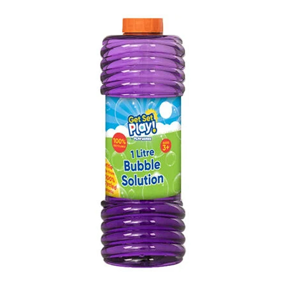 Assorted Colour Bubble Solution Refill Bottle | 1 Litre, Ages 3+