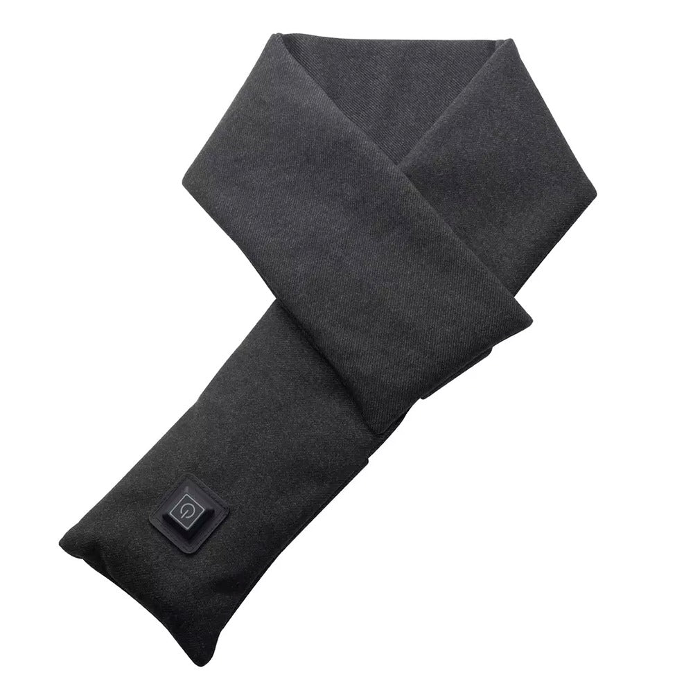Carmen Heated Neck Scarf - Grey - 6.5cm x 22.5cm