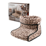 Carmen Heated Foot Warmer - Leopard Print - 1 Pack