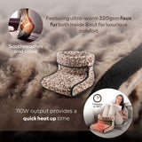 Carmen Heated Foot Warmer - Leopard Print - 1 Pack
