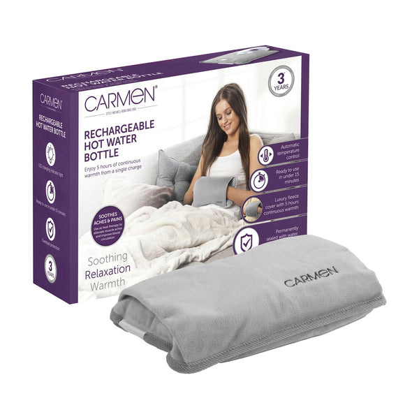 Carmen Rechargeable Hot Water Bottle - Grey - 1 Pack