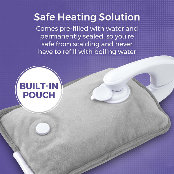Carmen Rechargeable Hot Water Bottle - Grey - 1 Pack
