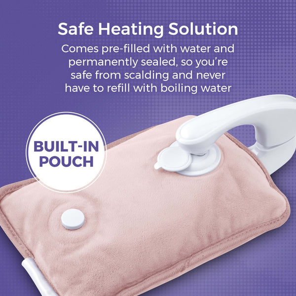 Carmen Rechargeable Hot Water Bottle - Pink - 1 Pack