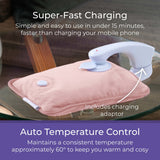 Carmen Rechargeable Hot Water Bottle - Pink - 1 Pack