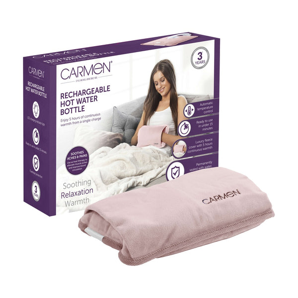 Carmen Rechargeable Hot Water Bottle - Pink - 1 Pack