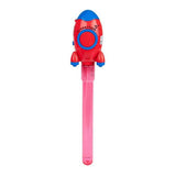 Rocket Bubble Wand Kids Outdoor Toy | 240ml, Assorted Colours