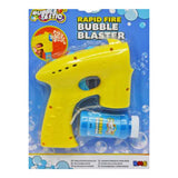 Rapid Bubble Blaster Toy | Assorted Colours, Includes Bubble Solution
