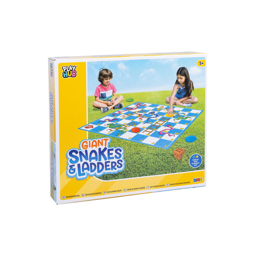 Giant Snakes and Ladders Floor Game | Ages 5+, Indoor and Outdoor
