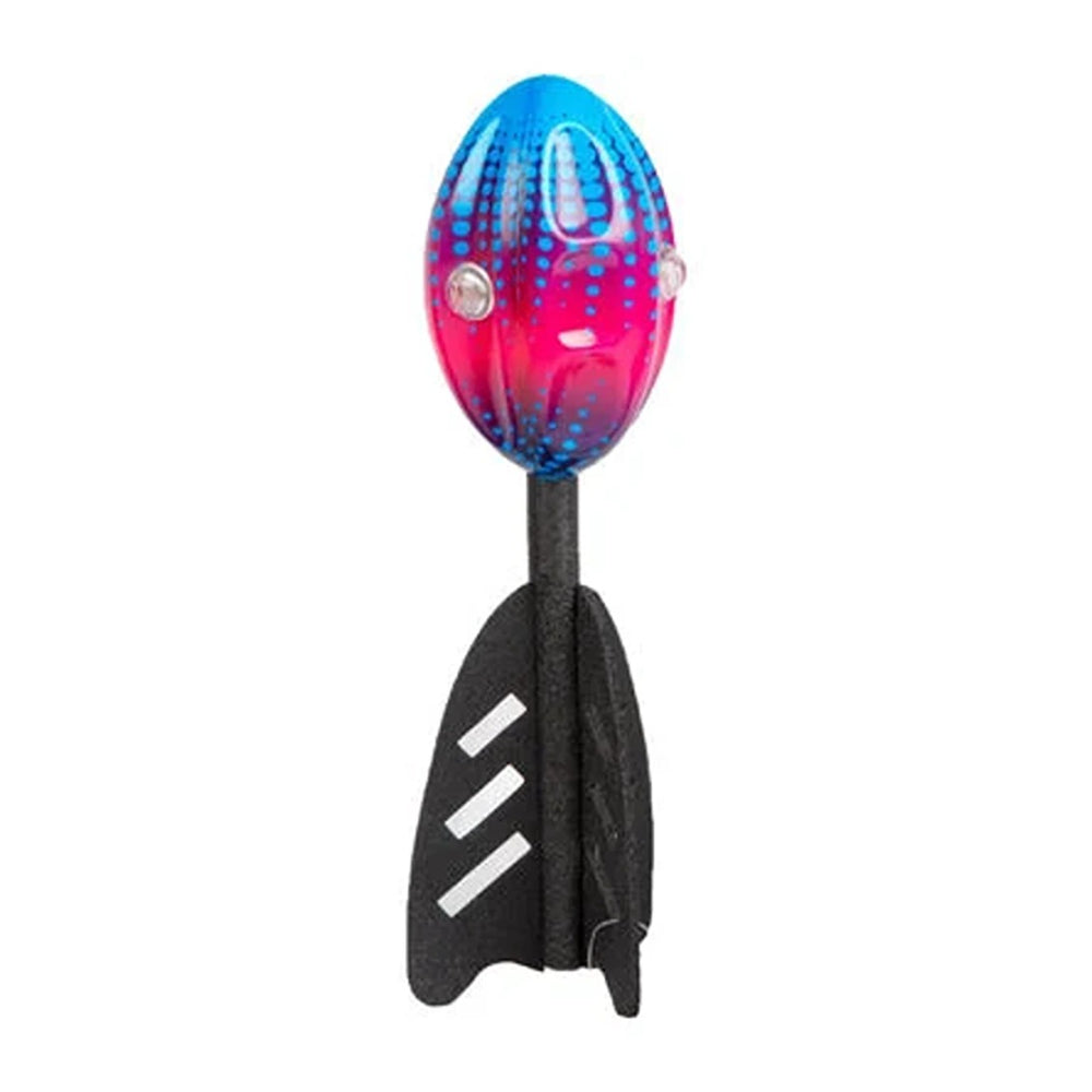 Foam Rocket with Whistle Throwing Toy | Assorted Colours, Light Detail