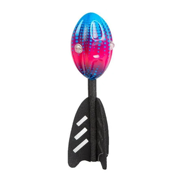 Foam Rocket with Whistle Throwing Toy | Assorted Colours, Light Detail