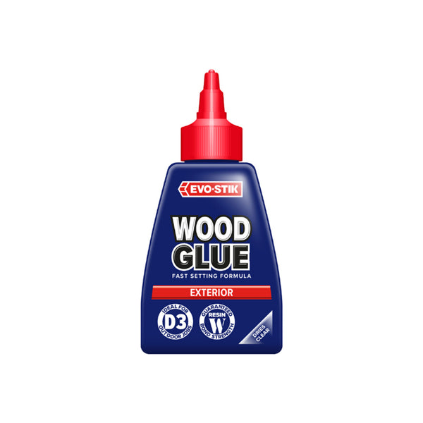 Evo-Stik Fast-Setting Exterior Wood Glue | Dries Clear, 250ml